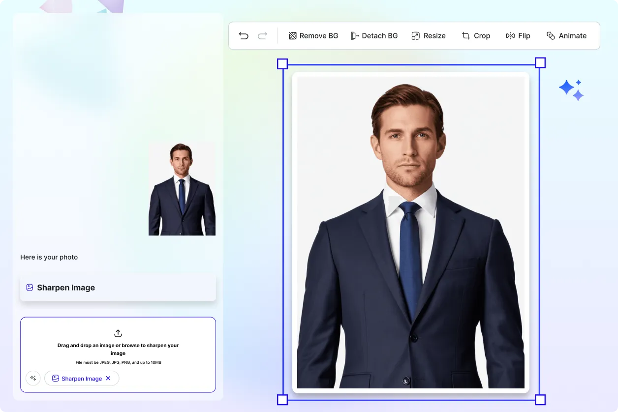 Free AI Sharpen Image Photo Editor, Free Sharpen Image Photo Maker Online